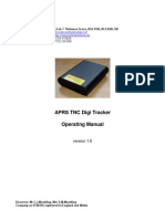 CCW APRS TNC Digi Tracker Operating Manual v1.7