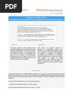 Programa de Capacitación Laboral para Personas Con Discapacidad Intelectual