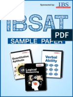 IBSAT Model Paper 2