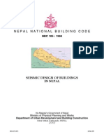 Nepal National Building Code: Seismic Design of Buildings in Nepal