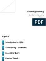 Java Programming: Java Data Base Connectivity