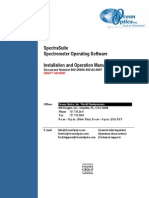 SpectraSuite: Spectrometer Operating Software Manual