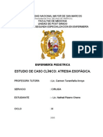 Caso Clinico de Atresia Esofagica