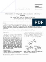 Determination of Biologically Active Constituents