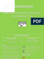 Intercept and Counter Attack From The Defensive Third