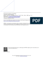 Falding Functional Analysis in Sociology