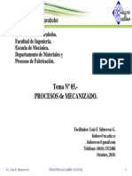 Tema 05 Procesos de Mecanizado