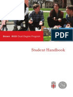 Brown RISD Dual Degree Handbook