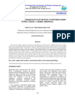 Forecasting Techniques in Fast Moving Consumer Goods Supply Chain: A Model Proposal