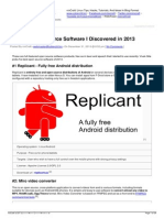 30 Cool Open Source Software I Discovered in 2013: #1 Replicant - Fully Free Android Distribution