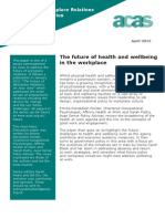 The Future of Health and Wellbeing in The Workplace