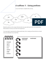 Prefixes and Suffixes 1: Using Prefixes