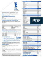 Application Form 2011 Season