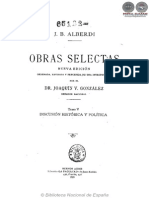 Obras Selectas - Tomo V - Juan Bautista Alberdi - Portalguarani