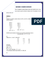 Máximo Común Divisor