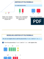 CH 8-5 Adding and Subtracting Polynomials