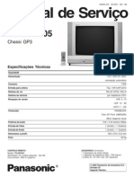 TV Panasonic TC-29KL05 - GP3 Manual de Serviço