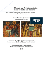 Memoria: Gift-Giving,, and Art Patronage in The Principalities of Walachia and Moldavia Laura-Cristina Tef Nescu