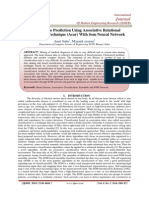 Heart Disease Prediction Using Associative Relational Classification Technique (Acar) With Som Neural Network