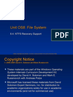 8.4 NTFS Recovery