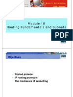 CCNA1 M10 Routing Fundamentals Subnets