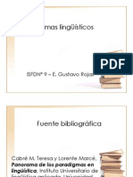 Paradigmas Linguisticos