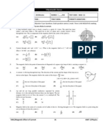 Jee 2014 Booklet7 HWT Magnetic Effects of Current