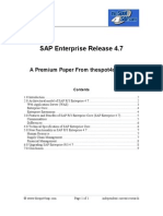 SAP Enterprise 4.7 20091009