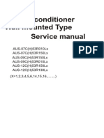 Split Air Conditioner Wall Mounted Type Service Manual: AUS-07C (H) 53R010Lx AUS-07C (H) 53R150Lx AUS-09C (H) 53R150Lx