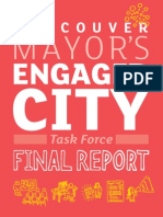 Final Report From Vancouver's Engaged City Task Force 2014