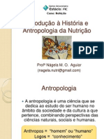 Introdução À História e Antropologia Da Nutrição