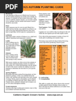 Cogs Autumn Planting Guide: Canberra Organic Growers Society WWW - Cogs.asn - Au