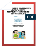 Manual para El Cumplimiento Del Tratamiento Terapéutico en Pacientes Con Tuberculosis