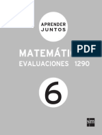 Aprender Juntos Matematicas 6 Evaluaciones