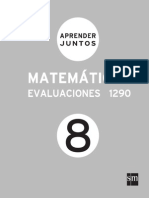 Aprender Juntos Matematicas 8 Evaluaciones