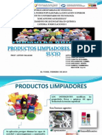 Presentacion. Productos de Limpieza, Sustrato y Sucio