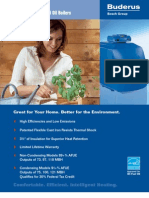 Buderus GB125BE High Efficiency Modulating Oil Boiler Brochure