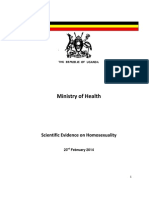 Final Report of The Ministry of Health Committee On Homosexuality