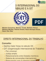 SLIDES O Direito Internacional Do Trabalho e A OIT