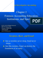 Forensic Accounting Education, Institutions, and Specialties