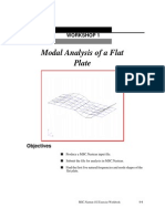 Normal Mode Analysis of Plate