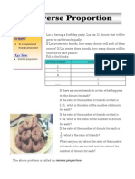 What Are You Going To Learn?: À To Comprehend Inverse Proportion