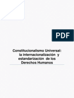 Constitucionalismo Universal La Internacionalización y Estandarización de Los Derechos Humanos PDF