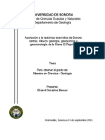 Aportación A La Tectónica Laramídica de Sonora Central, México: Geología, Geoquímica y Geocronología de La Sierra El Pajarito.