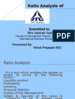 Ratio-Analysis of ITC