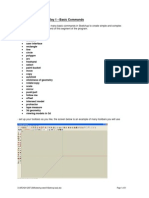 Sketchup Basic Commands