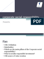 Corporate Social Responsibility: Present by