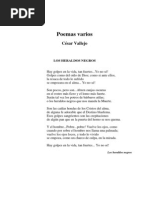 Vallejo Poemas Varios