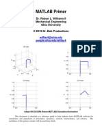 Matlab Primer