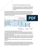 Costing Inventory Through FIFO